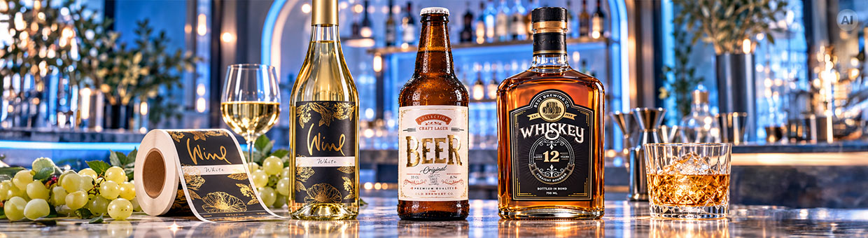 Personliga etiketter för öl, vin, whisky -LabelExpress