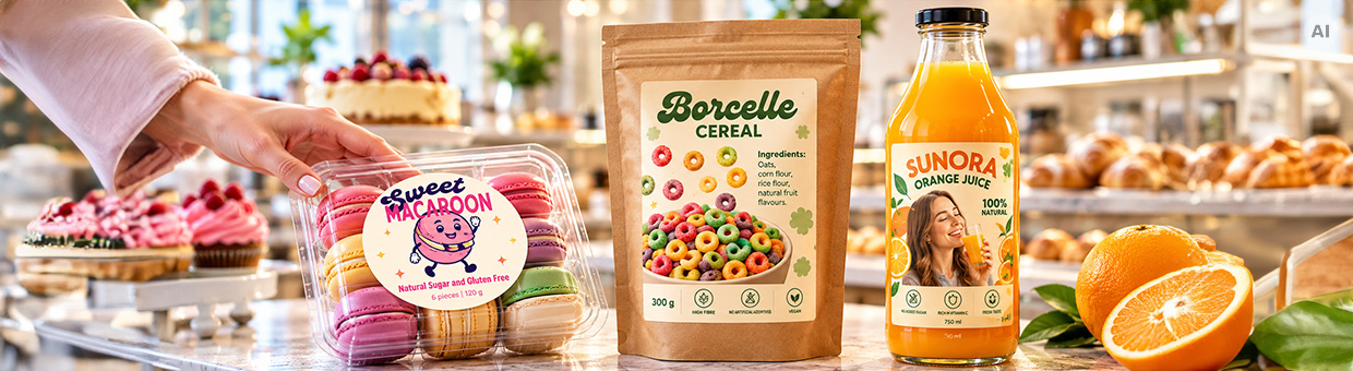 Etichette personalizzate - Banner superiore | Labelexpress