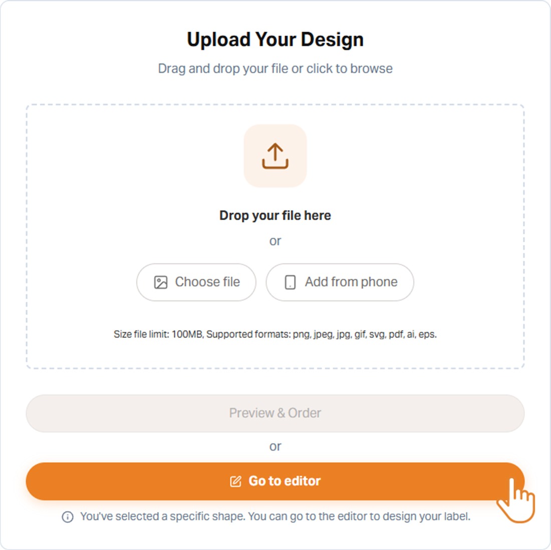 Online Designer előnézet