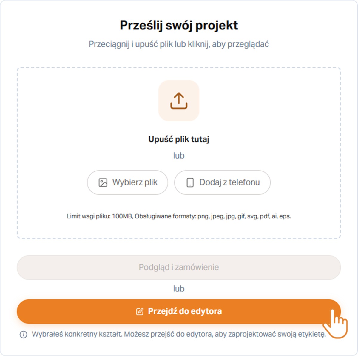 Podgląd Online Designera